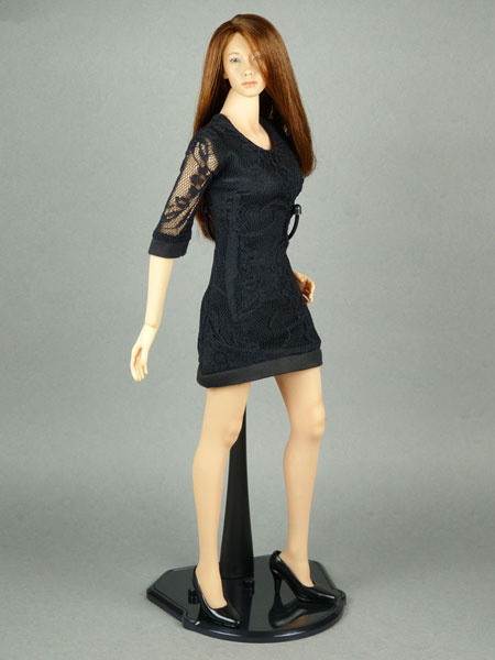 Nouveau Toys 1/6 Scale Female Sexy Black Lace Dress